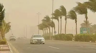 الأرصاد تحذر من أتربة مثارة ورياح نشطة على سكاكا ودومة الجندل حتى المساء