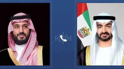 ولي العهد السعودي ورئيس الإمارات يبحثان هاتفياً سبل مواجهة الاعتداءات الإيرانية