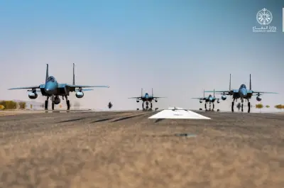 وحدات الدفاع الجوي السعودية تتصدى للعدوان الإيراني على الرياض في مشاهد بطولية موثقة