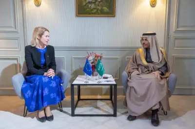 وزير الخارجية السعودي يلتقي الممثلة العليا للاتحاد الأوروبي على هامش اجتماع السبع