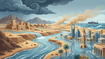 الأرصاد تتوقع أمطاراً غزيرة وسيولاً على الرياض والشرقية ونجران اليوم