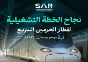 قطار الحرمين السريع ينقل 112 مليون مسافر في رمضان بتشغيل استثنائي