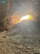 ظاهرة فلكية نادرة: العُقرب الأسود يزين سماء كُهف غرب رفحاء