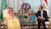لقاء وزيري خارجية السعودية ومصر على هامش الاجتماع الرباعي في إسلام آباد