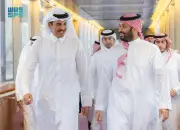 وصول أمير قطر إلى جدة واستقبال ولي العهد له في مطار الملك عبدالعزيز