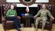 قائد الجيش اللبناني يبحث التطورات مع سفيرة الاتحاد الأوروبي في ظل تصاعد الأزمات الإقليمية