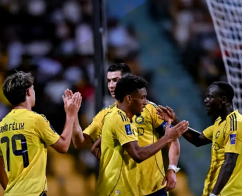 النصر يتأهل لنهائي دوري أبطال آسيا2 بعد فوز تاريخي على الأهلي القطري بخماسية