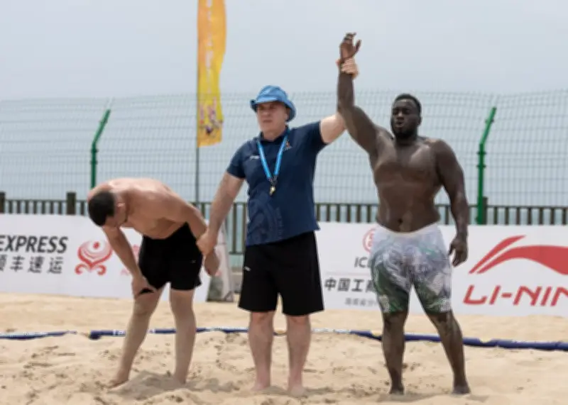 اختتام مشاركة السعودية في المصارعة الشاطئية بآسياد سانيا 2026