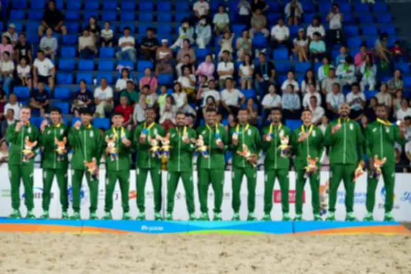أخضر الشاطئية يحرز البرونزية في دورة الألعاب الآسيوية الشاطئية سانيا 2026