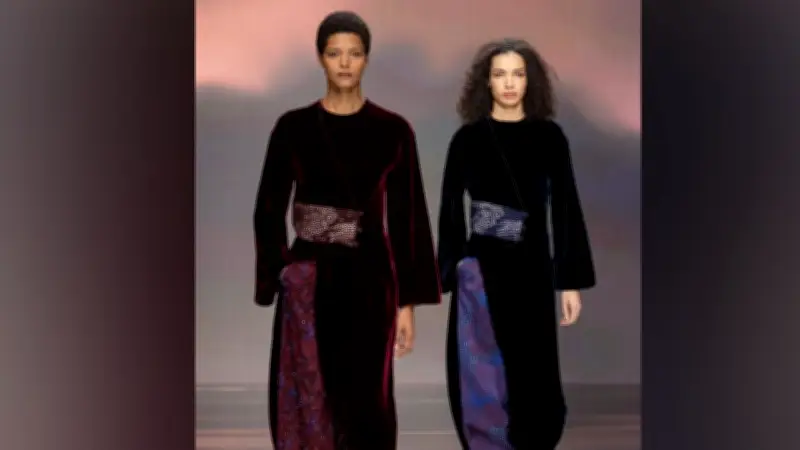 بلمسة أرماني.. المخمل يتجدد في عروض خريف وشتاء 2026/27 كرمز للفخامة المتطورة