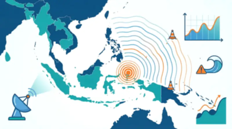تحذير أمريكي من تسونامي بعد زلزال قوي بقوة 7.8 قبالة إندونيسيا