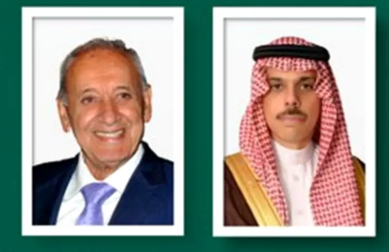 اتصال هاتفي بين وزير الخارجية السعودي ورئيس مجلس النواب اللبناني