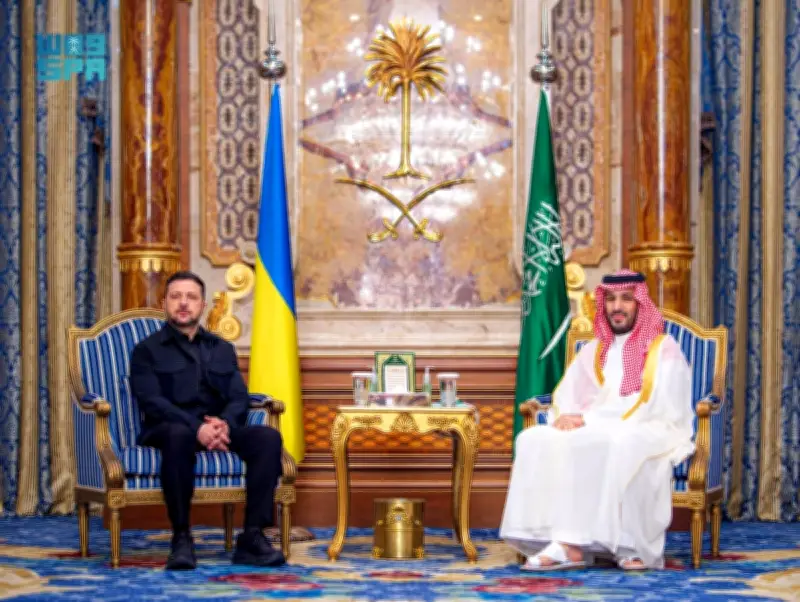 ولي العهد السعودي وزيلينسكي يبحثان الأزمة الأوكرانية والشرق الأوسط في جدة