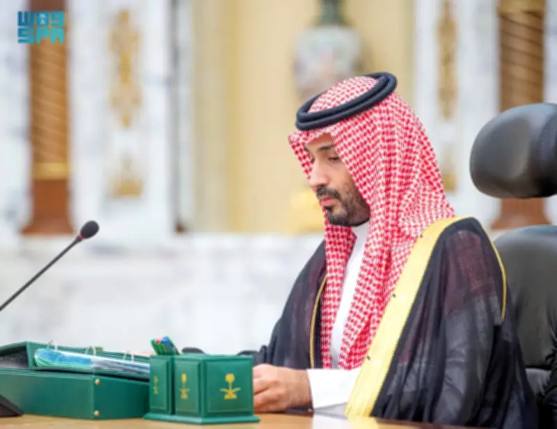 ولي العهد يرأس جلسة مجلس الوزراء ويستعرض العلاقات الدولية