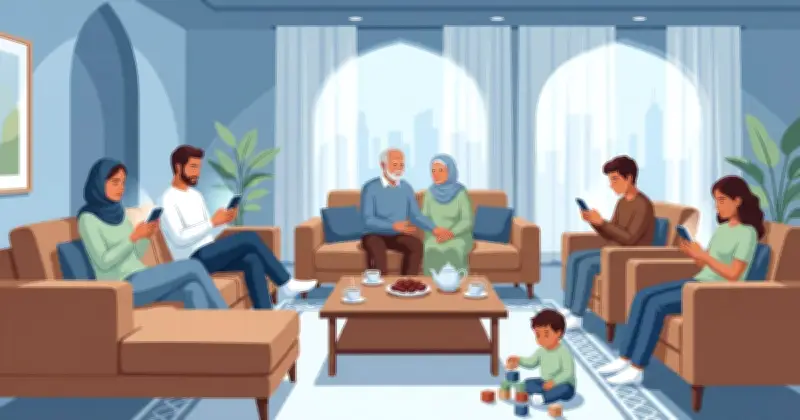 العقوق الرقمي: عندما تتحول المجالس العائلية إلى جلسات صامتة أمام الشاشات