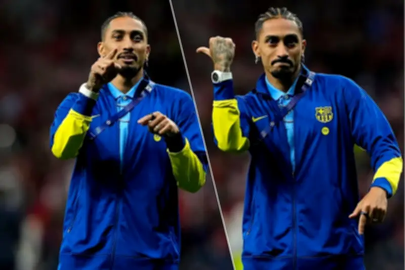 رافينيا يعتذر رسمياً عن تصرفه المثير للجدل تجاه جماهير أتلتيكو مدريد