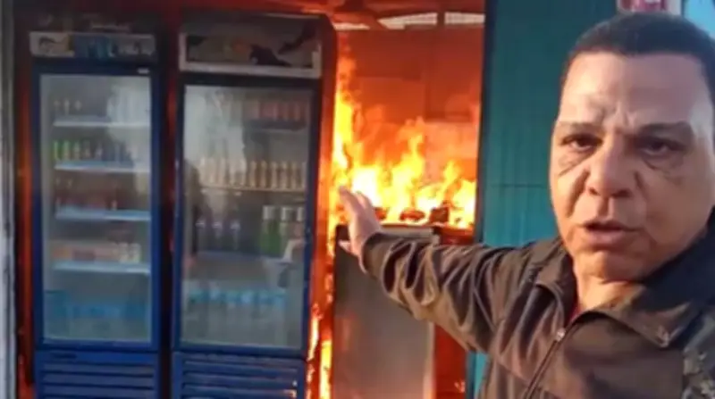 محافظة الإسماعيلية تكشف ملابسات حادث إضرام مصري النيران في كشك غير مرخص