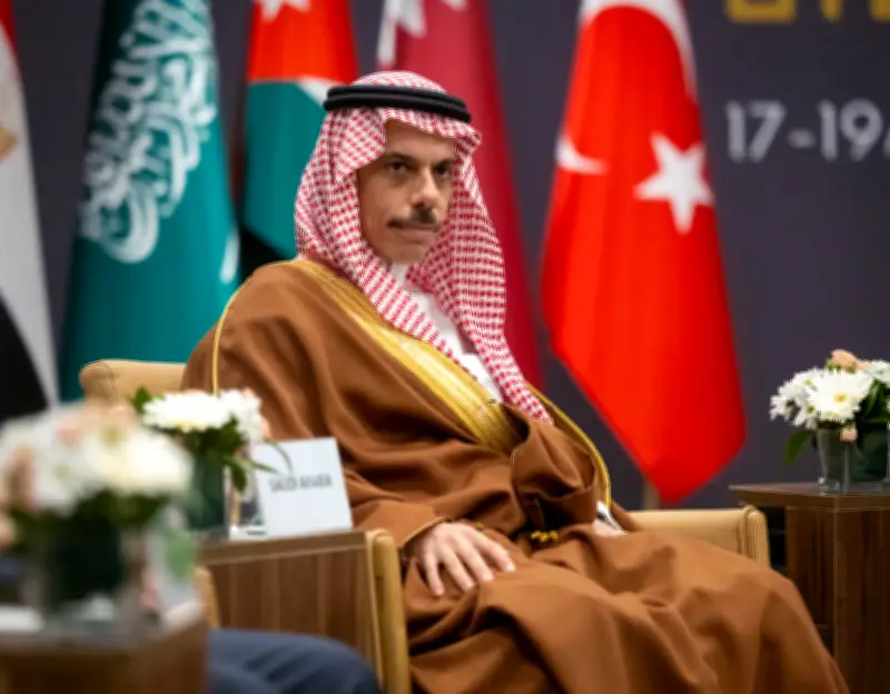 وزير الخارجية السعودي يشارك في اجتماع مجموعة الثمانية حول غزة في أنطاليا التركية