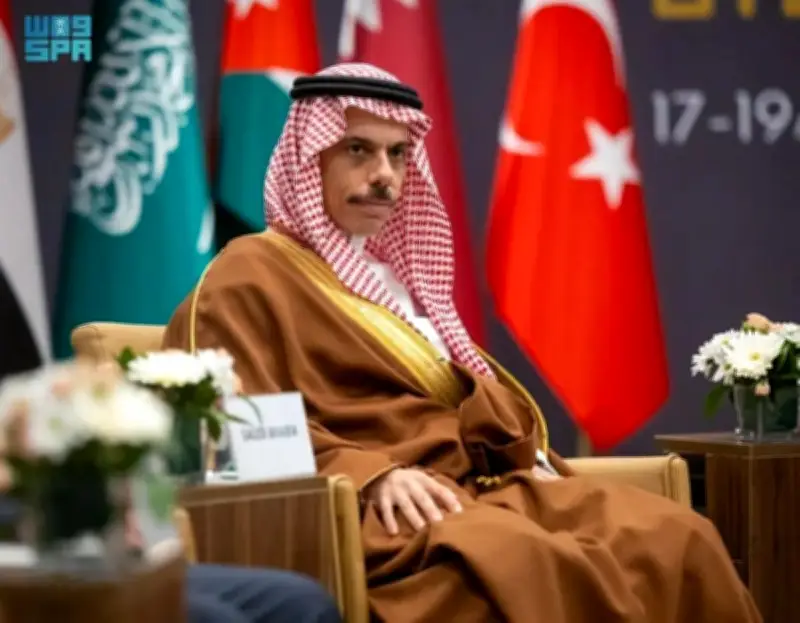وزير الخارجية السعودي يشارك في مباحثات غزة على هامش منتدى أنطاليا الدبلوماسي