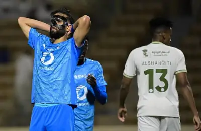 نيوم يتعادل مع الحزم 1-1 في دوري روشن السعودي