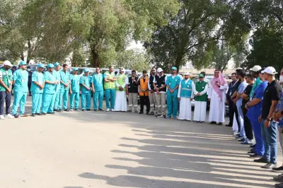 فرضية لمكافحة الجندب الأسود في مزدلفة استعداداً لحج 1447هـ