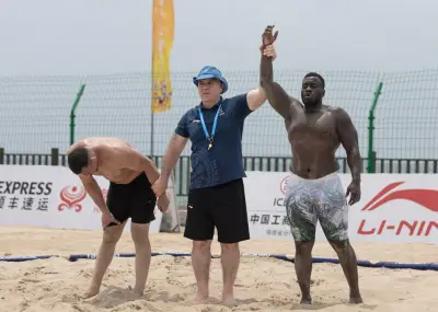 اختتام مشاركة السعودية في المصارعة الشاطئية بآسياد سانيا 2026