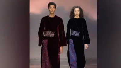 بلمسة أرماني.. المخمل يتجدد في عروض خريف وشتاء 2026/27 كرمز للفخامة المتطورة