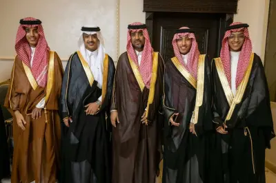 إبراهيم الحازمي يحتفل بزواج ابنه المحامي محمد في جدة وسط أجواء من الفرح والبهجة
