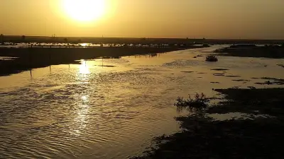 شعيب مركز ضيده بالأسياح يجذب الزوار بعد هطول الأمطار في القصيم