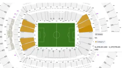 تذاكر نهائي كأس العالم تُباع بمليوني دولار للواحدة في نيوجيرسي