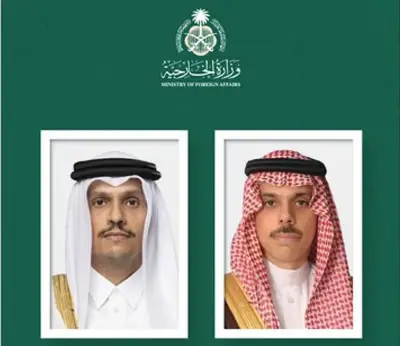 اتصال هاتفي بين وزير الخارجية السعودي ونظيره القطري لبحث الأوضاع الإقليمية