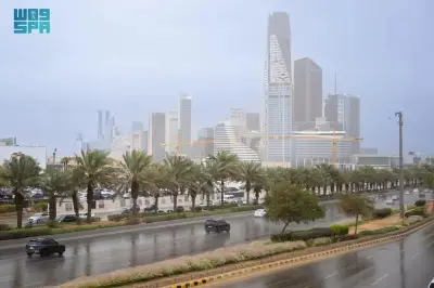 أمطار رعدية غزيرة وسيول متوقعة في مناطق المملكة اليوم