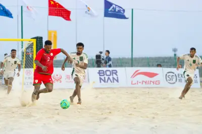 منتخب السعودية الشاطئية يواجه فلسطين على البرونزية في آسياد سانيا