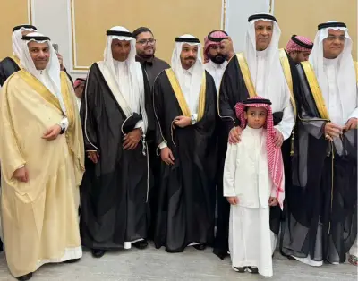احتفاء ممدوح المدني بزواج نجله عبدالعزيز في جدة بحضور الأهل والأصدقاء