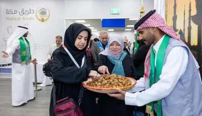 وصول أولى رحلات مبادرة 'طريق مكة' من تركيا إلى المدينة المنورة لخدمة ضيوف الرحمن