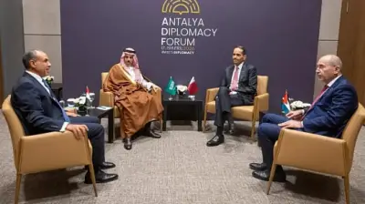 وزير الخارجية السعودي يشارك في اجتماع تشاوري حول غزة في أنطاليا التركية