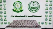 دوريات الأفواج الأمنية بجازان تحبط تهريب 29,370 قرصًا مخدرًا في العيدابي
