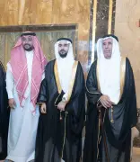 احتفال الكندي والخلافي بزواج عبدالعزيز في جدة
