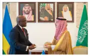 رواندا تعرب عن تضامنها مع السعودية في رسالة لولي العهد