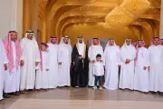 احتفال عائلي بجدة: أبناء عيضه الكثيري يشاركون فهد فرحة زواجه