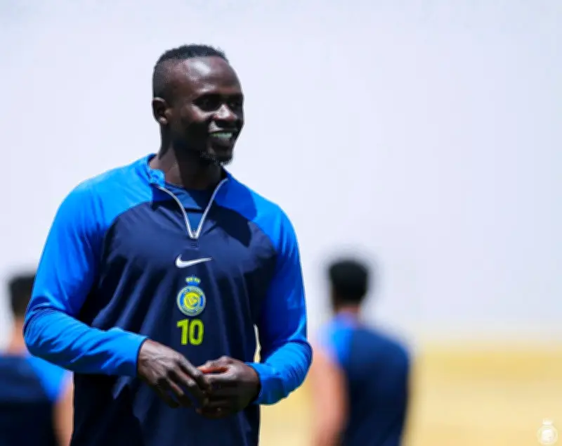 ساديو ماني تميمة حظ النصر بنسبة فوز 100% في 22 مباراة
