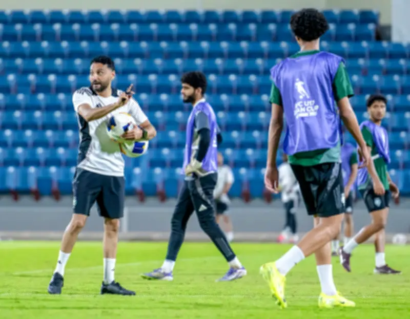 أخضر 17 يواصل تدريباته استعدادًا لمواجهة ميانمار في افتتاح كأس آسيا