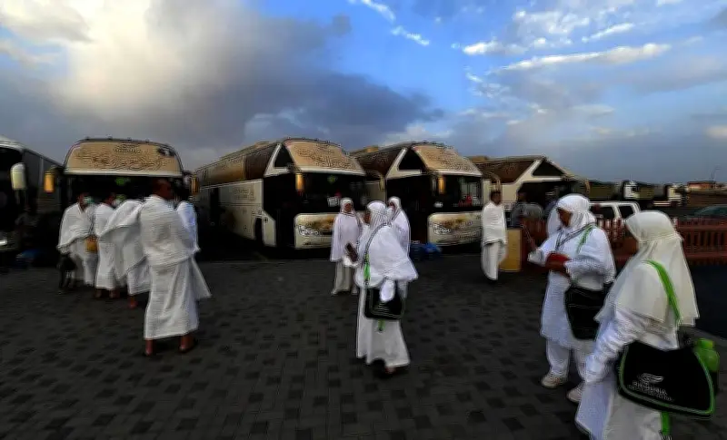 تفويج 2500 حاج من ضيوف خادم الحرمين من المدينة إلى المشاعر