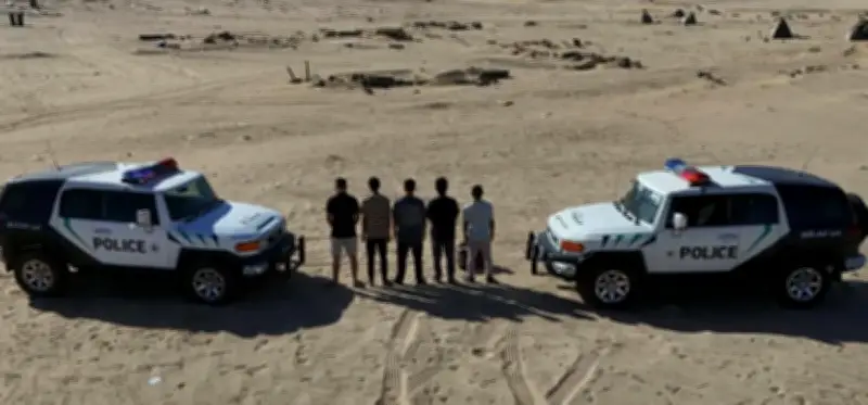 قوات أمن الحج ت arrest 5 مخالفين حاولوا دخول مكة سيرًا على الأقدام