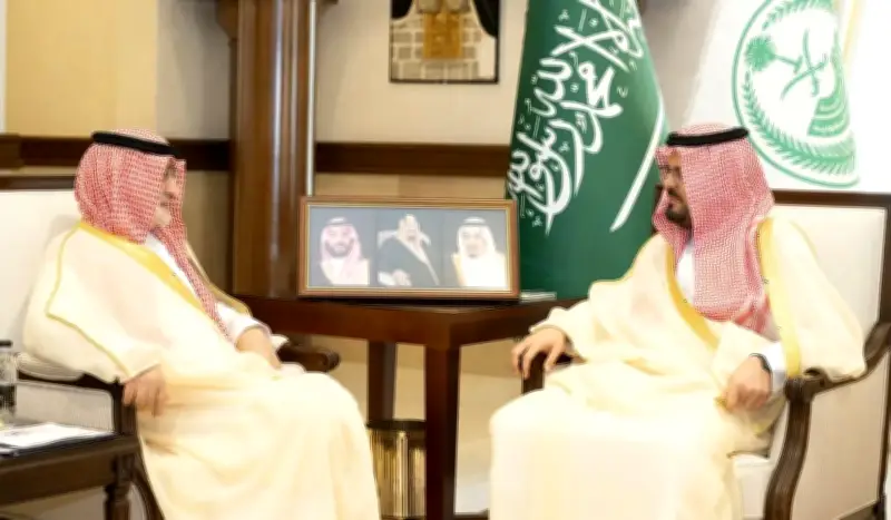 نائب أمير مكة يستقبل أمين جدة بمناسبة انتهاء فترة عمله
