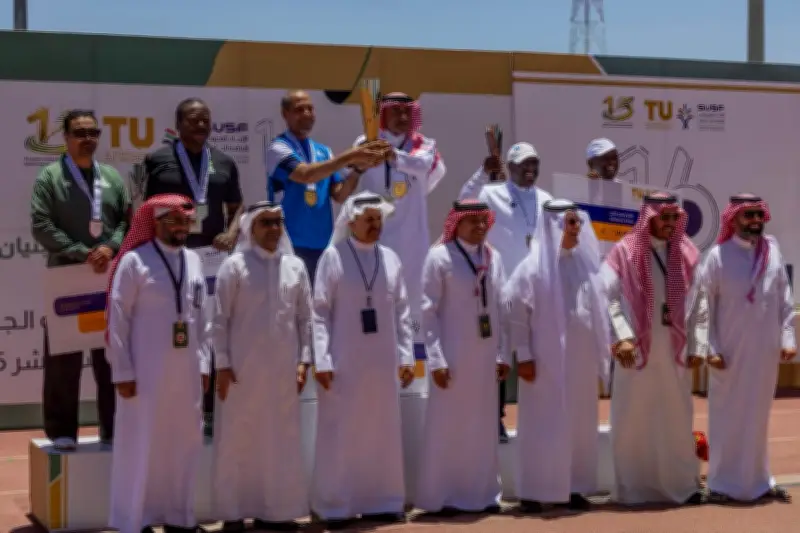 جامعة الإمام عبدالرحمن بن فيصل تتوج ببطولة الاتحاد السعودي لألعاب القوى