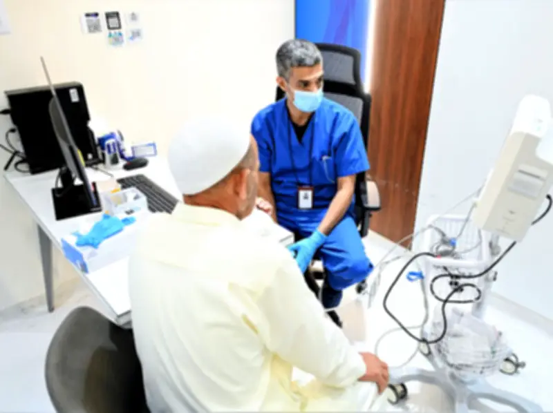 مبادرة تأهيل الراغبين في الحج من تجمع المدينة الصحي