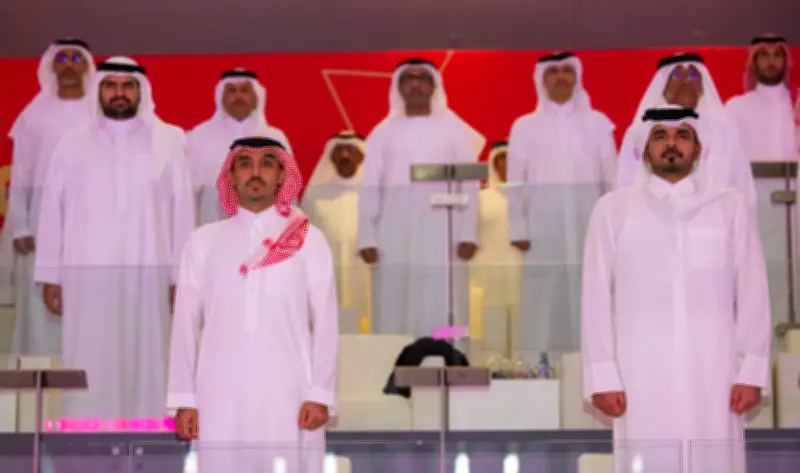 افتتاح دورة الألعاب الخليجية الرابعة بالدوحة بحضور وزير الرياضة السعودي