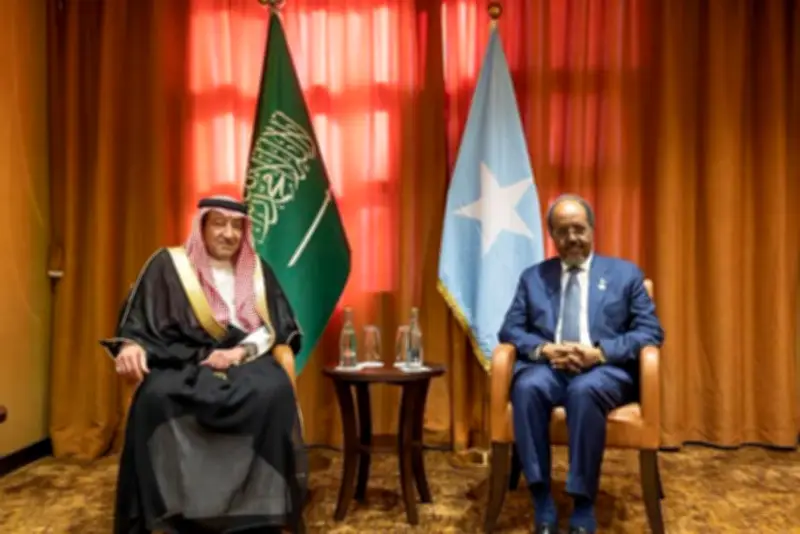 الرئيس الصومالي يلتقي نائب وزير الخارجية السعودي في كامبالا