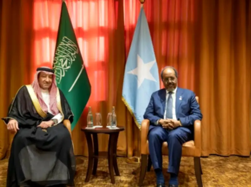 رئيس الصومال يلتقي نائب وزير الخارجية السعودي في كامبالا